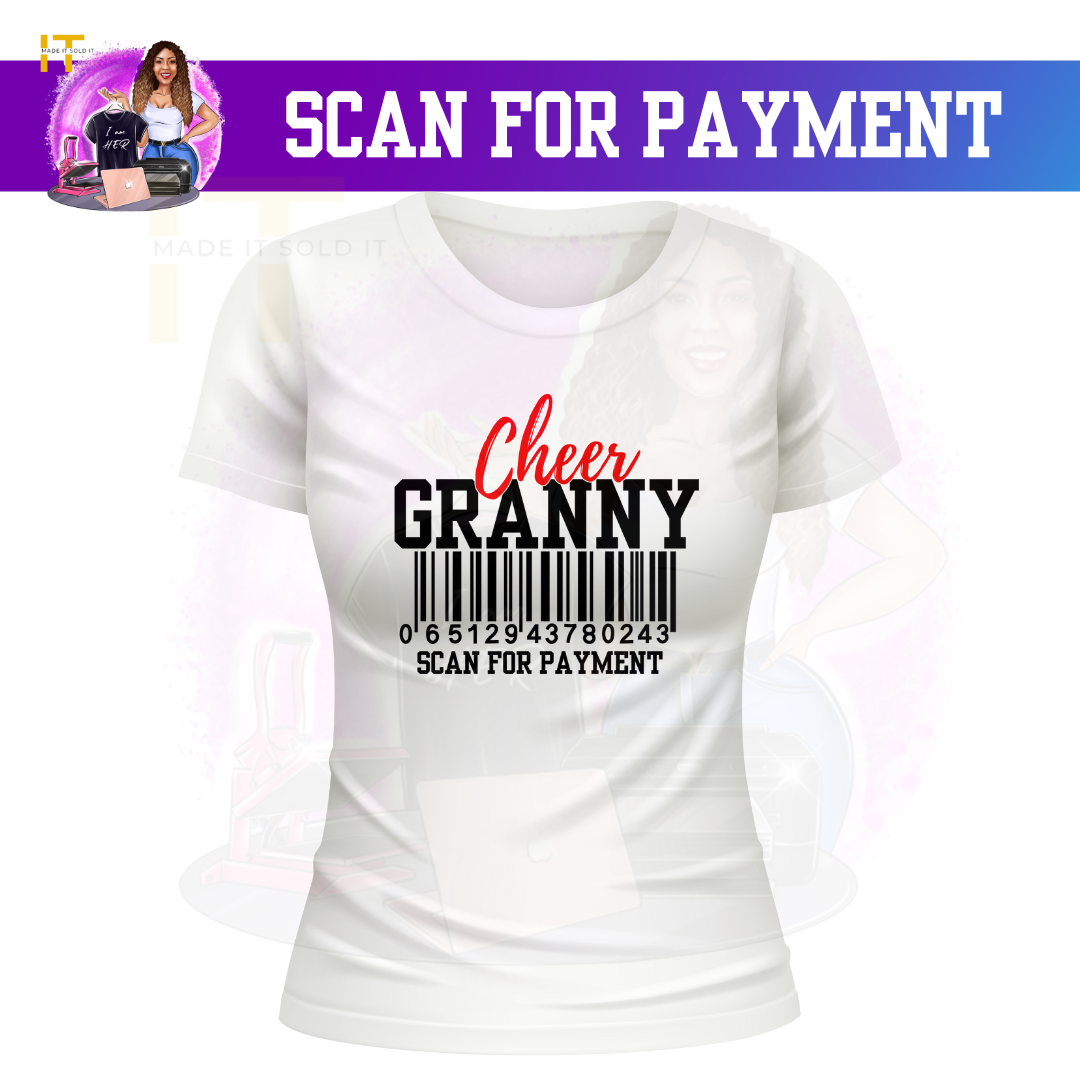 SCAN FOR PAYMENT TSHIRT