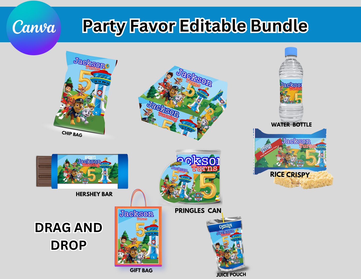 PAW PARTY FAVOR BUNDLE