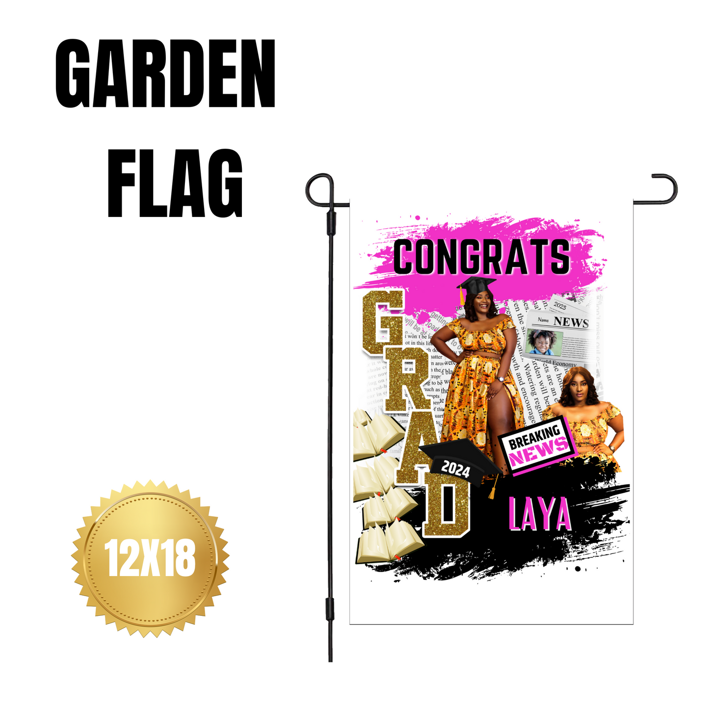 GRAD GARDEN FLAG