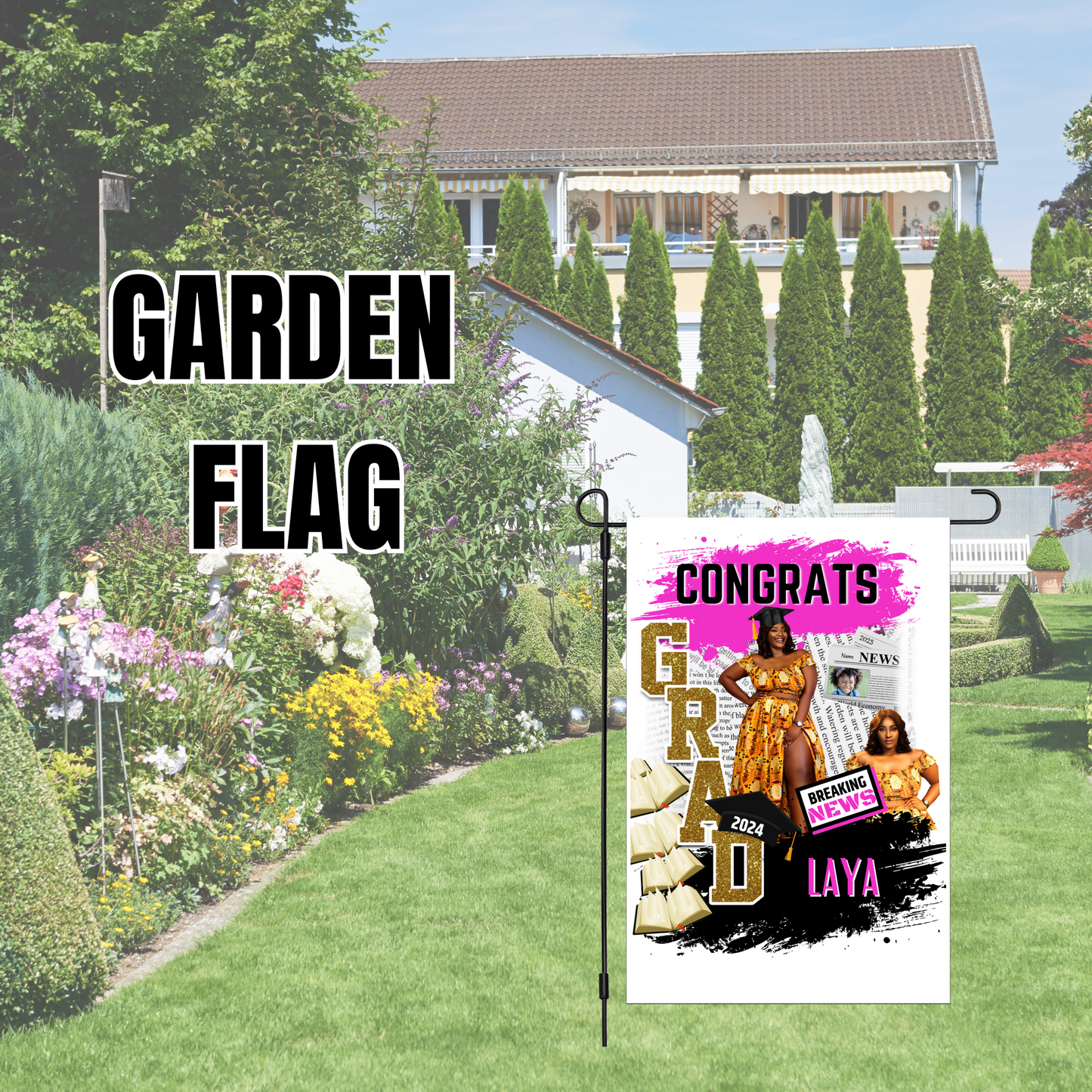 GRAD GARDEN FLAG