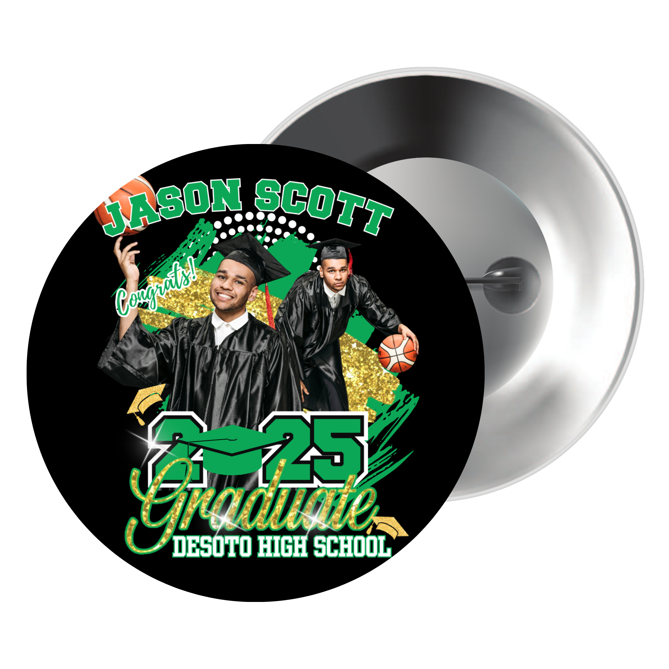 GRAD BUTTON – Made It Sold It