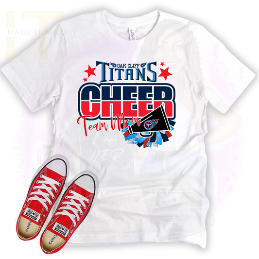 CHEER TEAM MOM TSHIRT