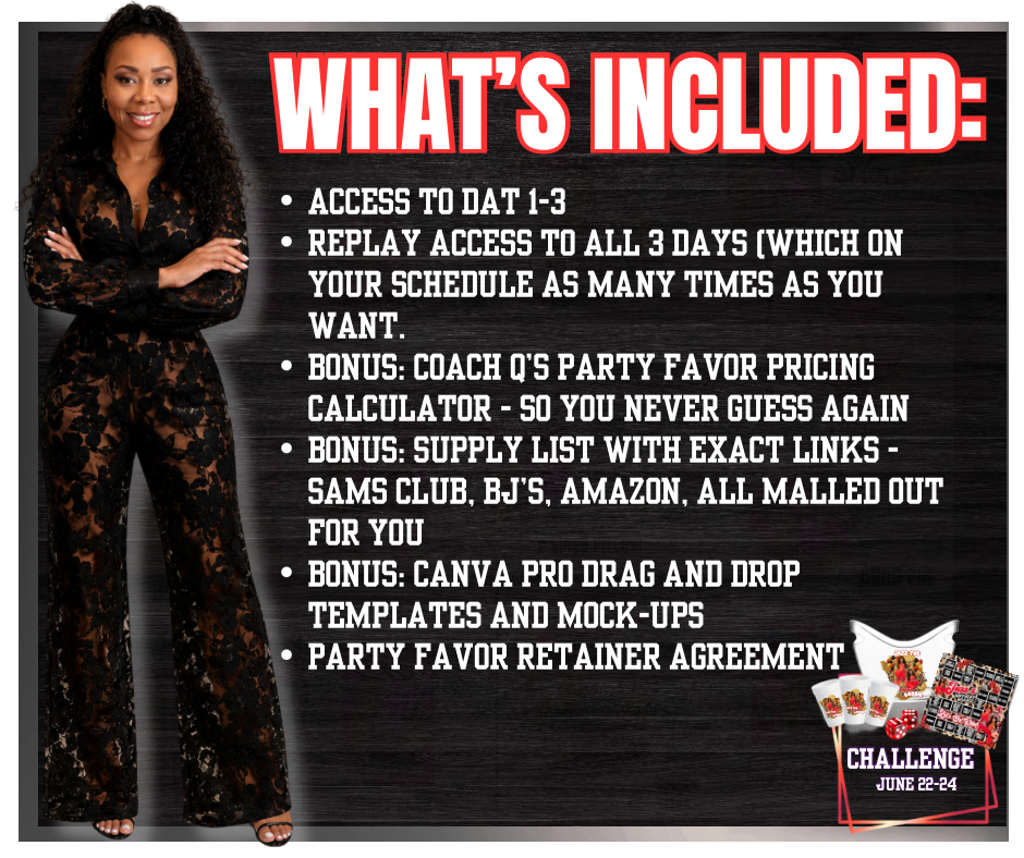 3 DAY WE OUTSIDE PARTY FAVOR CHALLENGE... VIP VIP