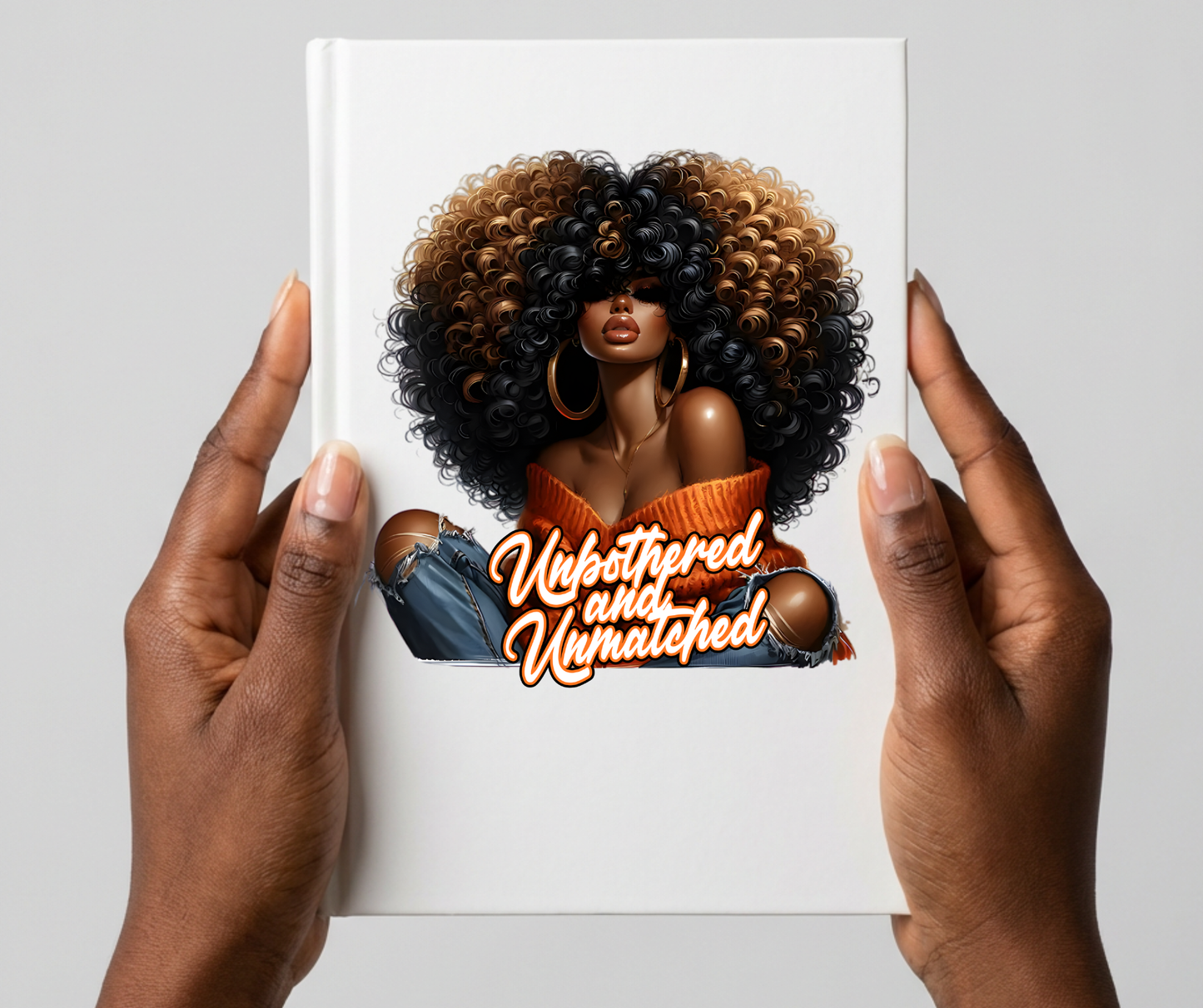 UNBOTHERD #1/ UV DTF DECAL 5x7