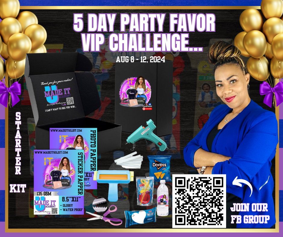 5 DAY VIP PARTY FAVOR CHALLENGE