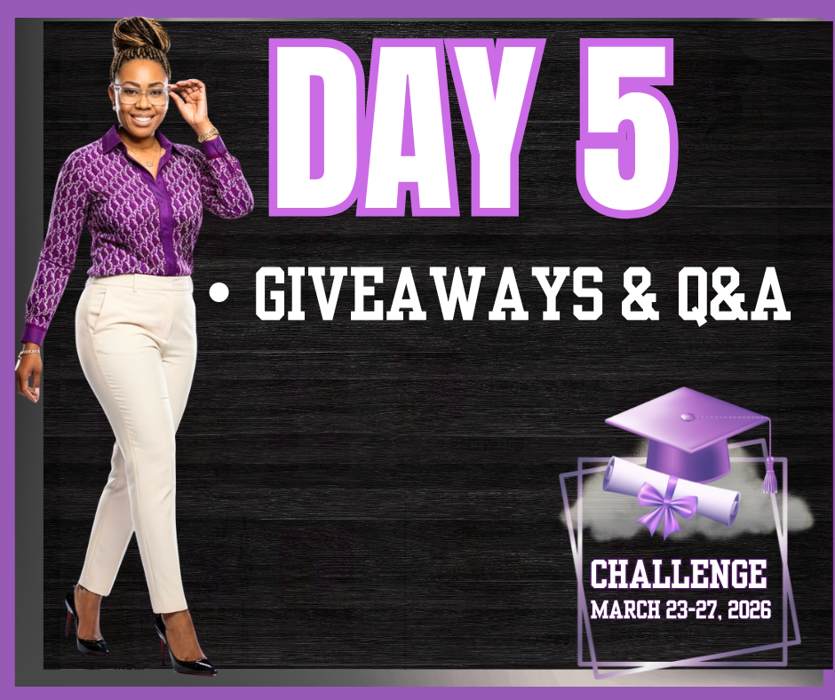 PREPARE FOR GRAD SZN  5 DAY CHALLENGE... VIP VIP