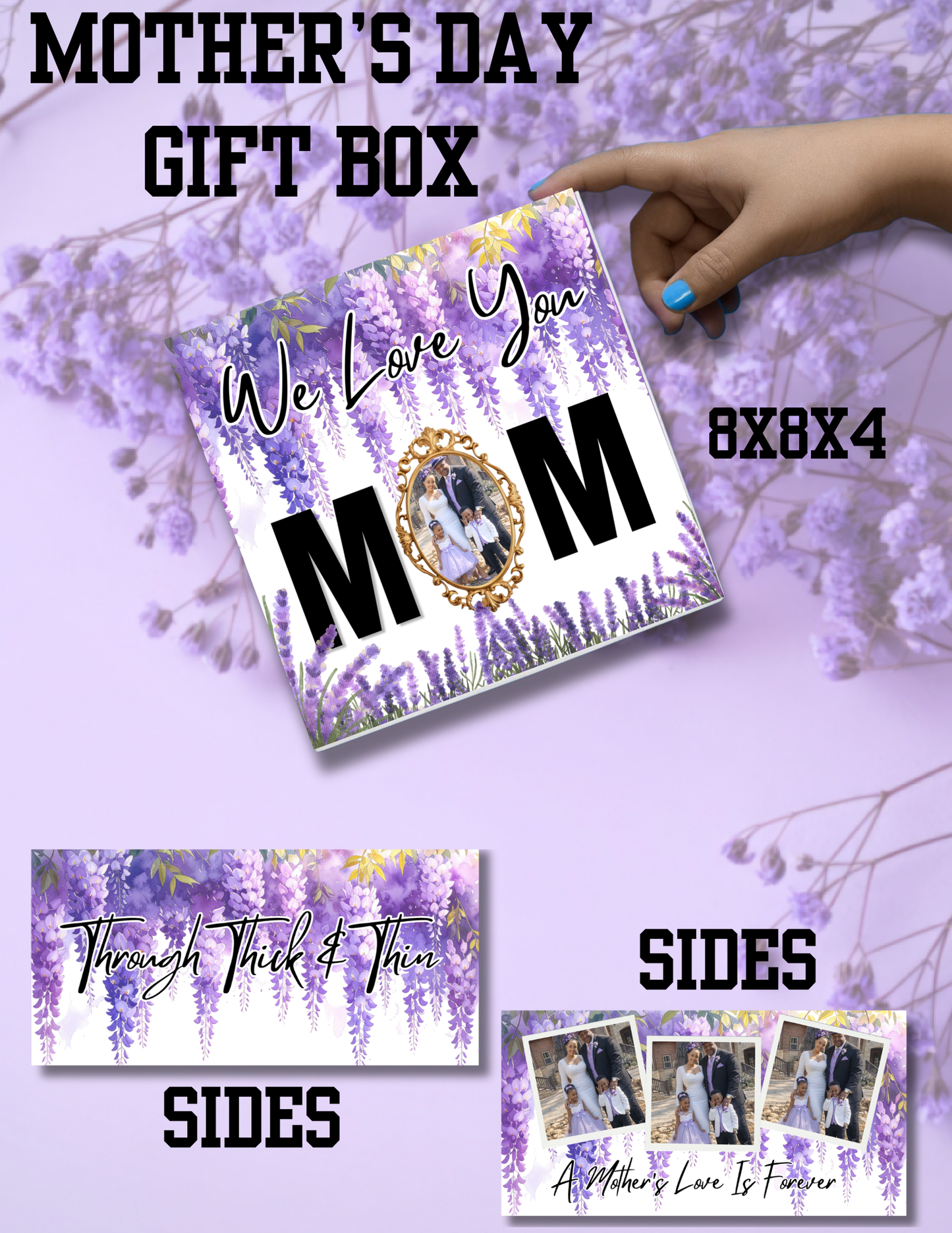 MOTHER'S DAY GIFT BOX TEMPLATE BUNDLE