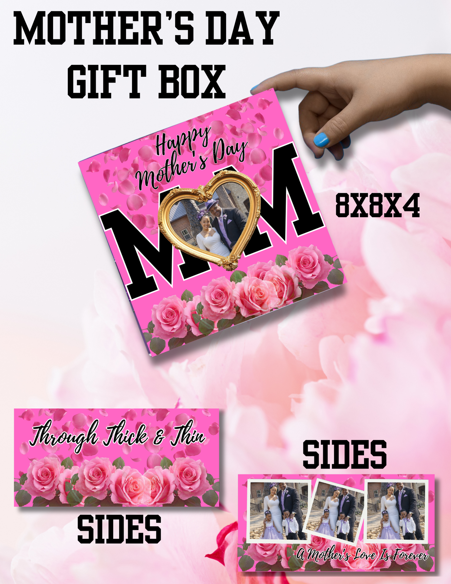 MOTHER'S DAY GIFT BOX TEMPLATE BUNDLE