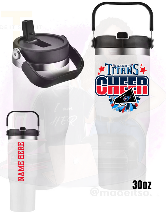TITANS CHEER TUMBLER