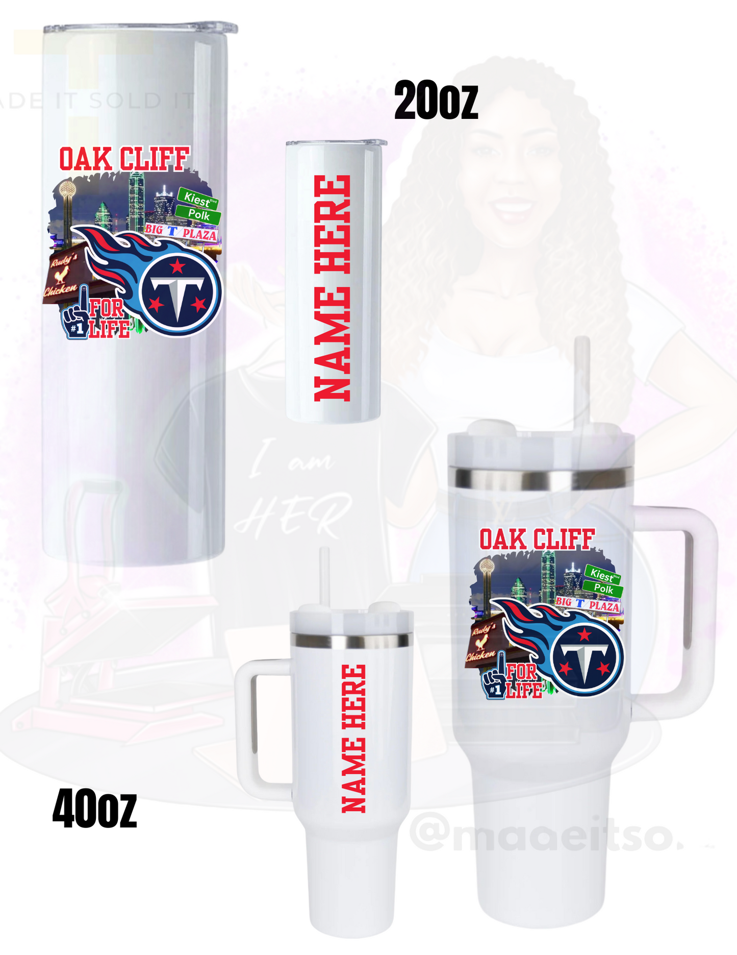 TITANS TEAM TUMBLER