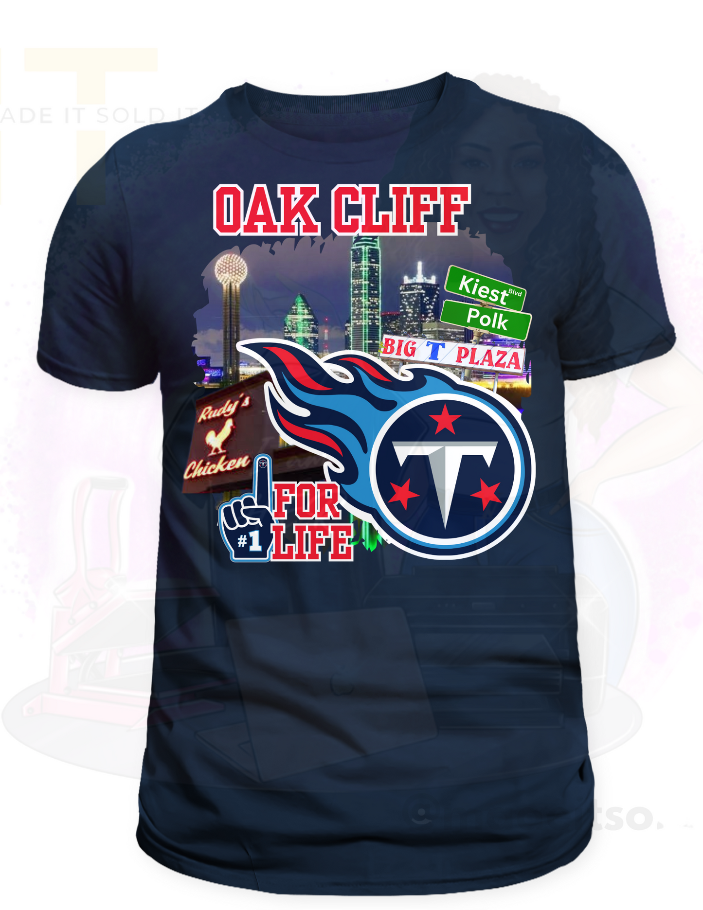 OAK CLIFF TITANS CITY TSHIRT