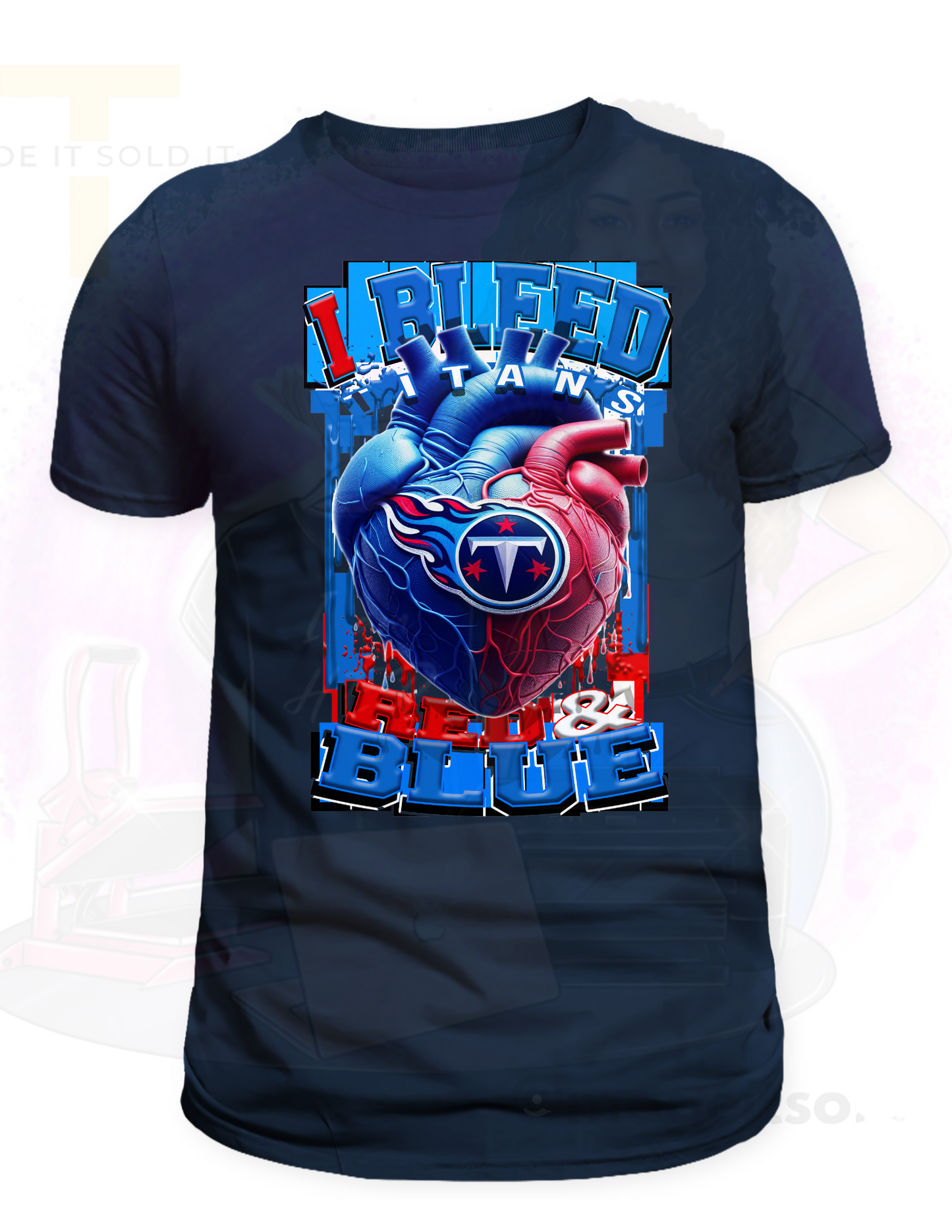 I BLEED TITANS TSHIRT