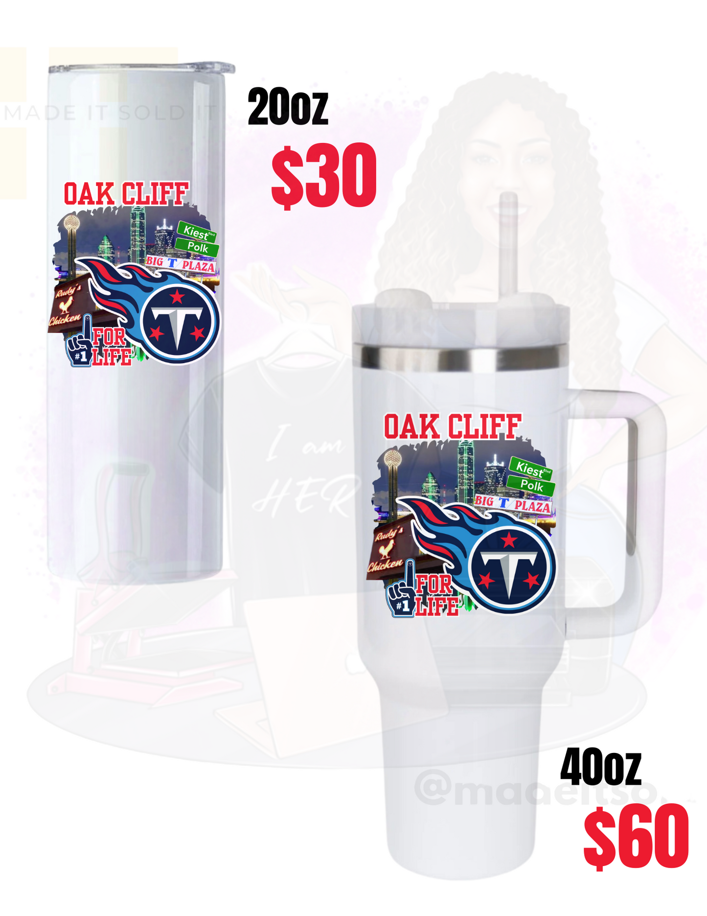 TITANS TEAM TUMBLER