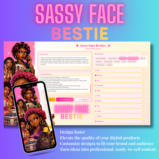 Sassy Face Bestie Generator