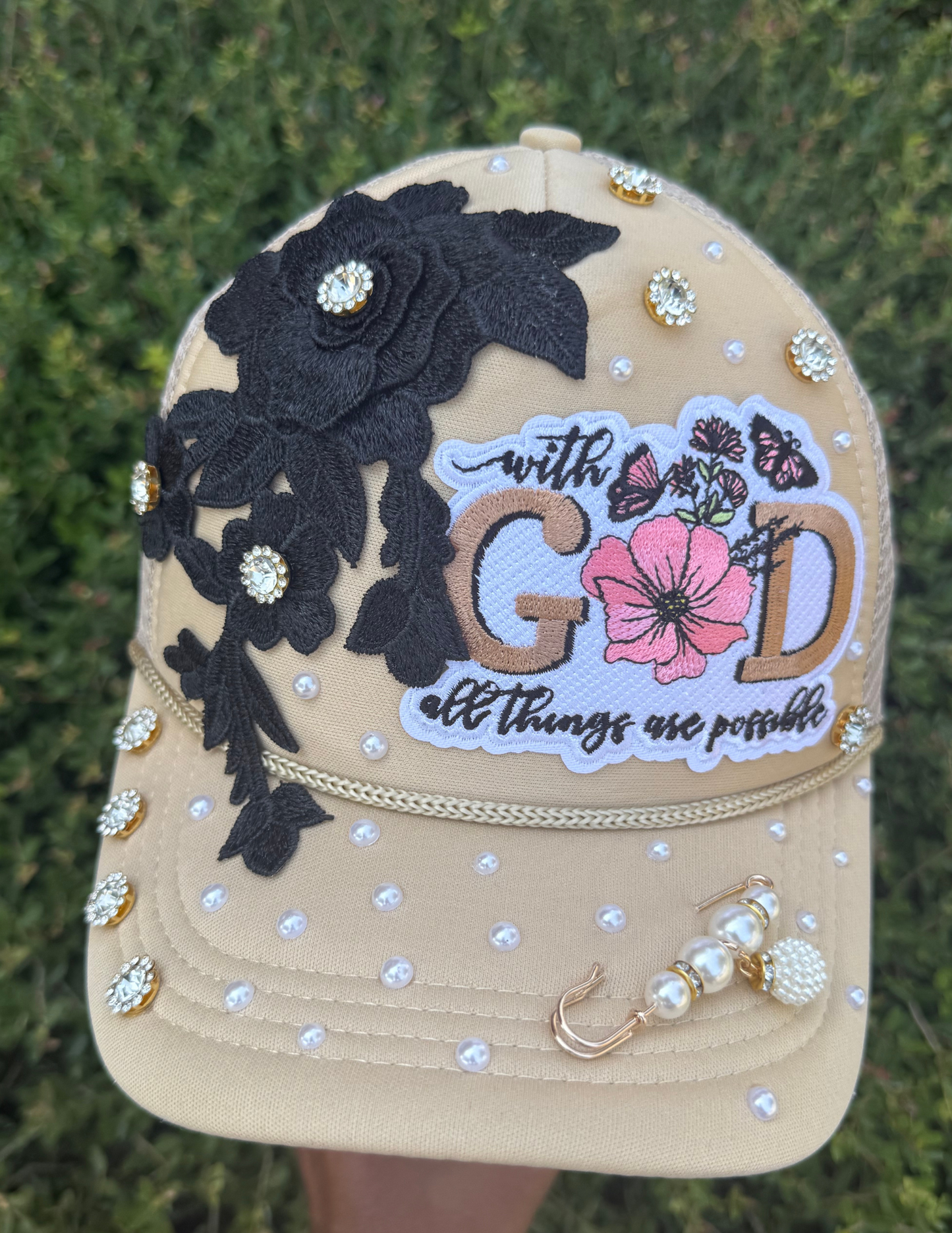 WITH GOD TRUCKER HAT