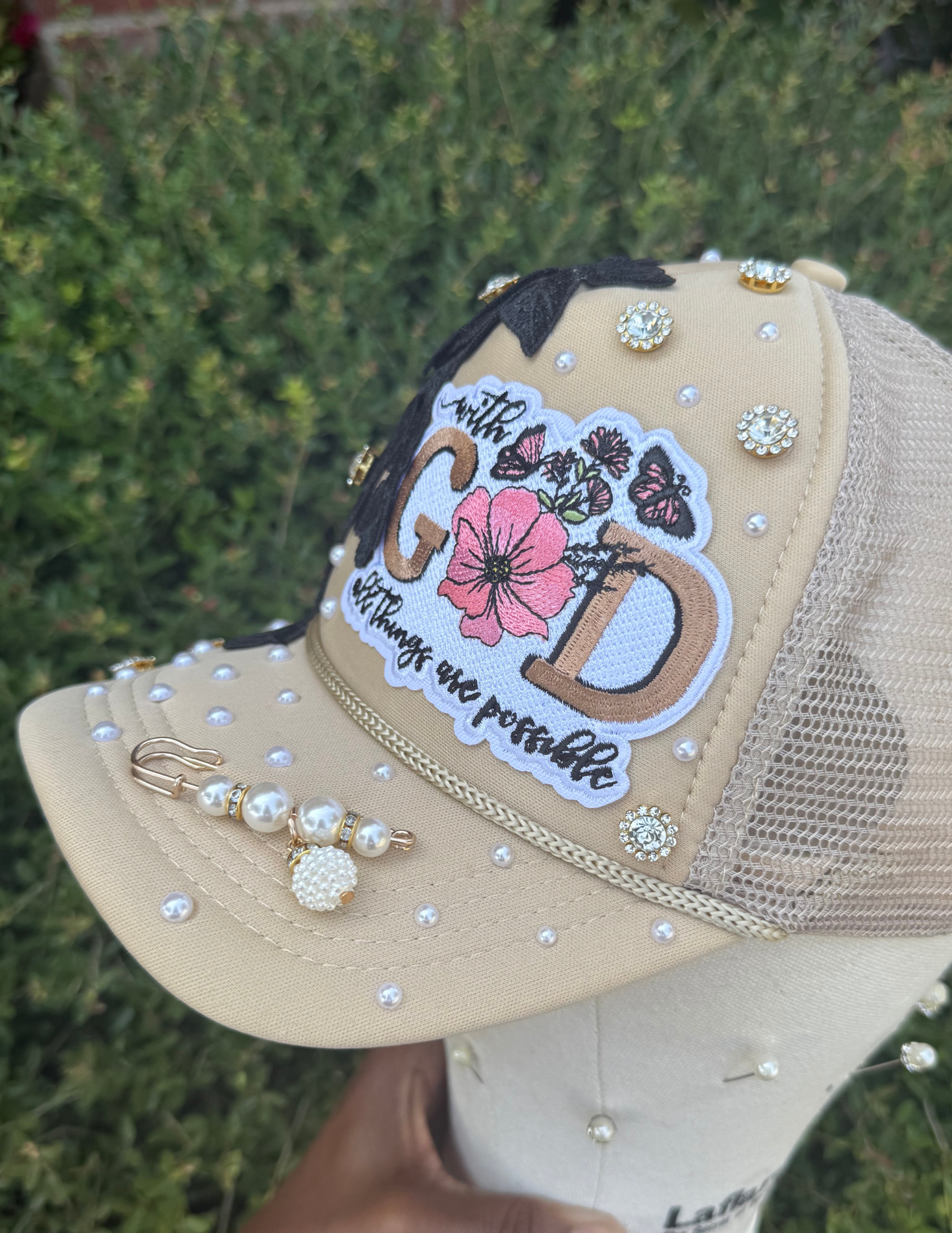 WITH GOD TRUCKER HAT