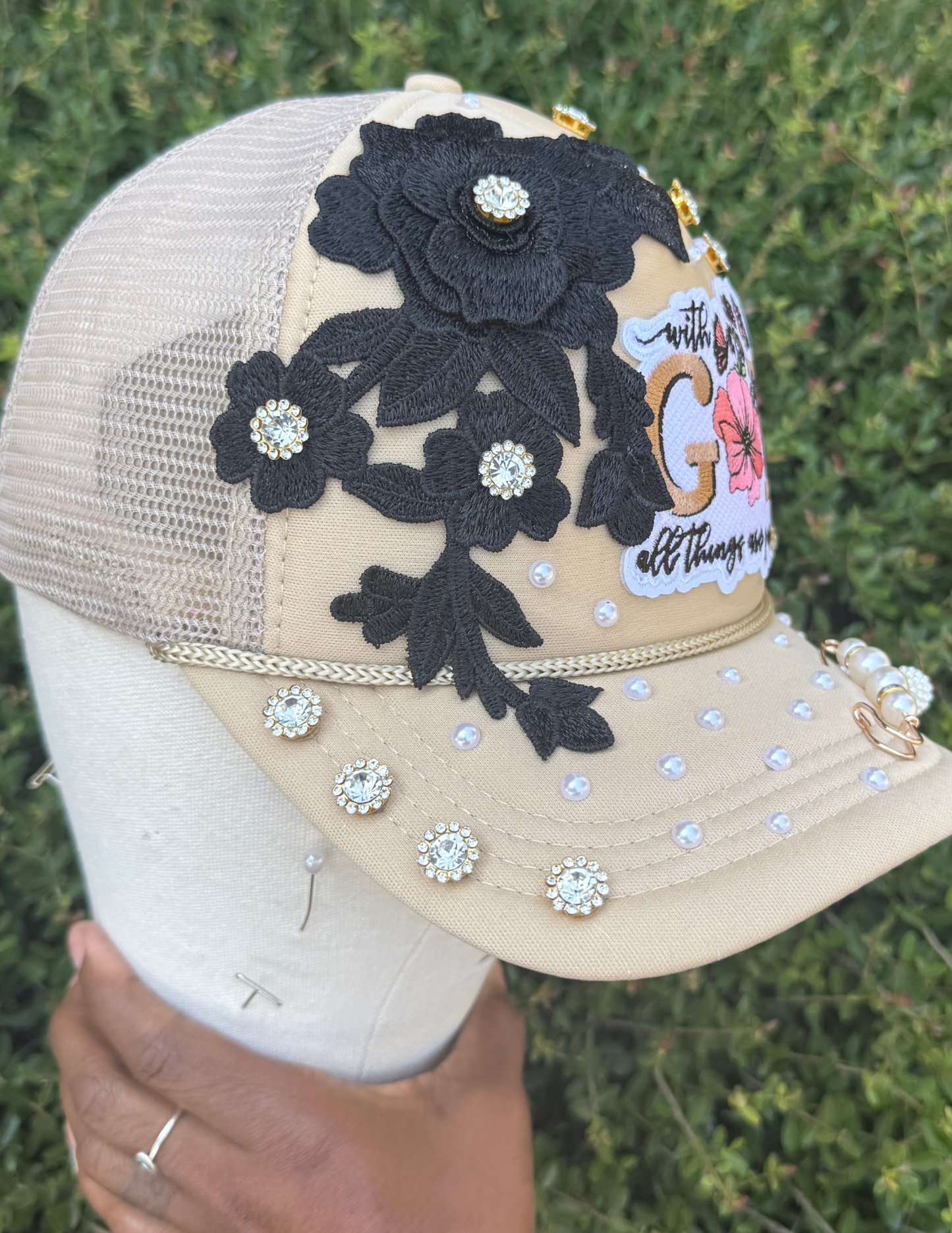 WITH GOD TRUCKER HAT