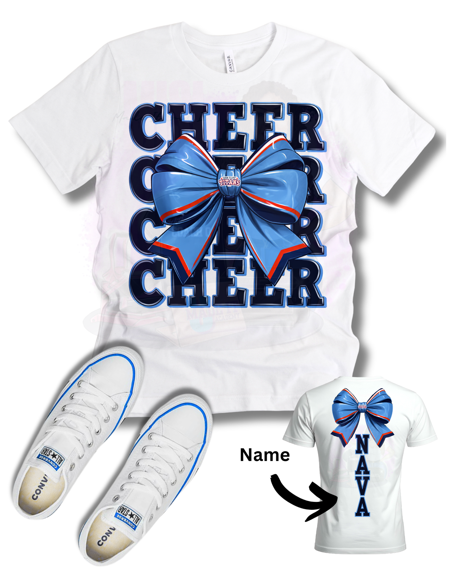 PERSONALIZED CHEER TSHIRT