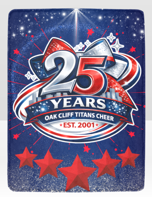 OCT 25 YEAR CHEER BLANKET