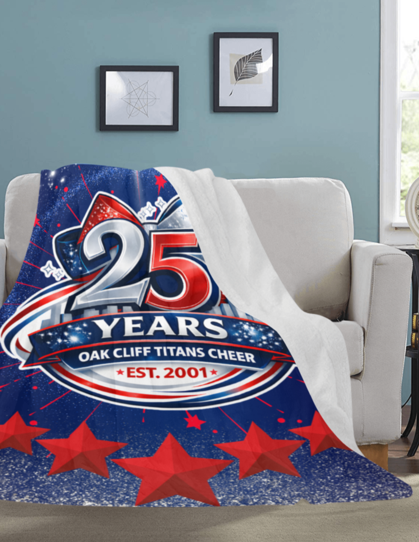 OCT 25 YEAR CHEER BLANKET