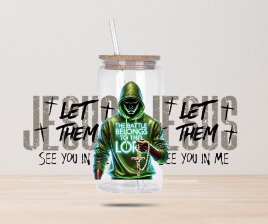 JESUS MAN #15 16 oz UV DTF Transfer Wrap