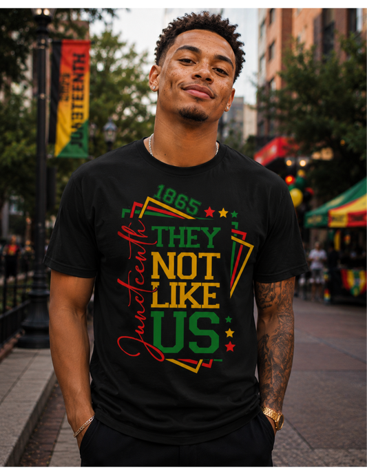 Juneteenth Graphic T-Shirt- They Not Like Us