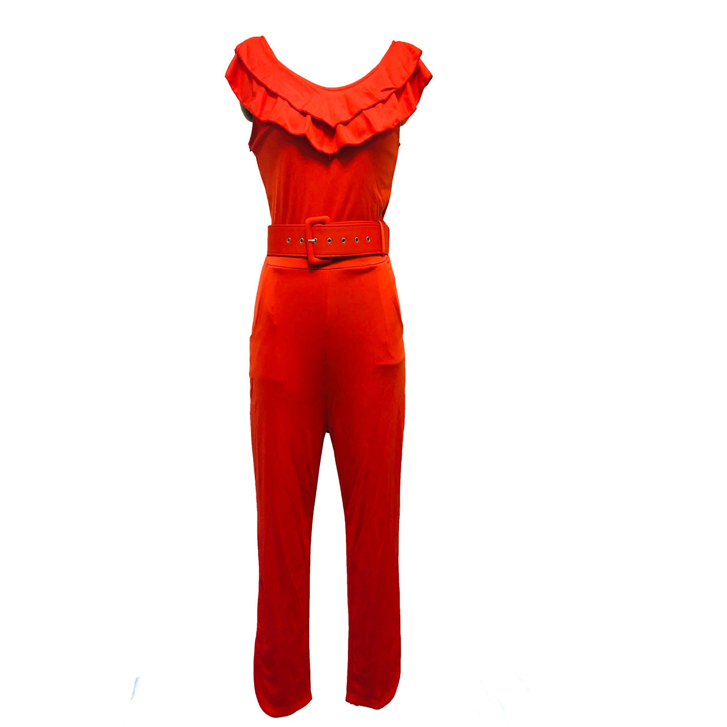 Hot Girl Jumpsuit With Belt