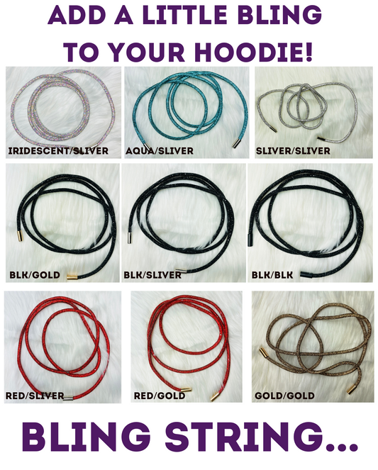 HOODIE BLING STRING